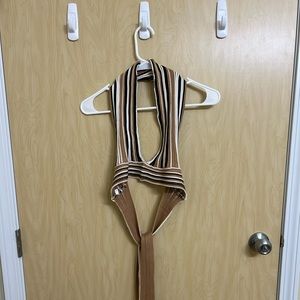 Never worn - Amazon cropped wrap top.